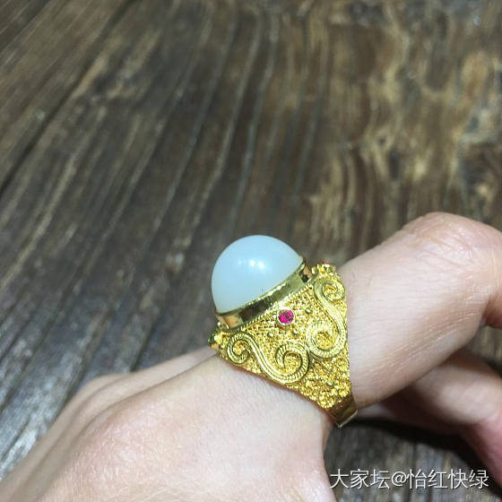 花丝和田玉戒指_戒指和田玉