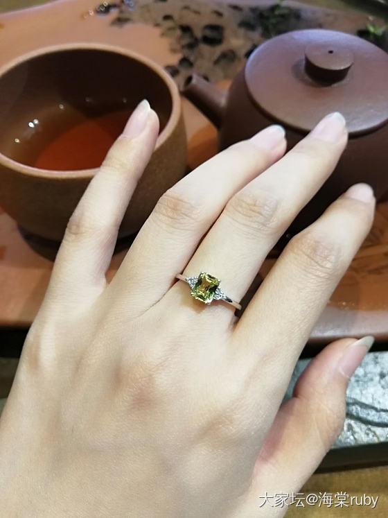 冷清，通透，干净，这个季节冷，得夏天带！_戒指彩色宝石