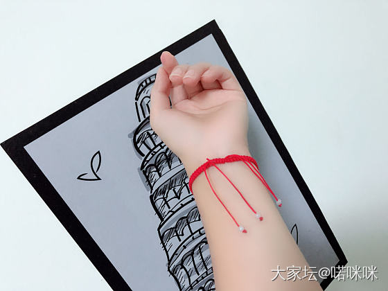 手工编织回家送妈妈一套，外婆一套！过年两位女上大人的礼物搞定了，就差我爸的了～_编绳
