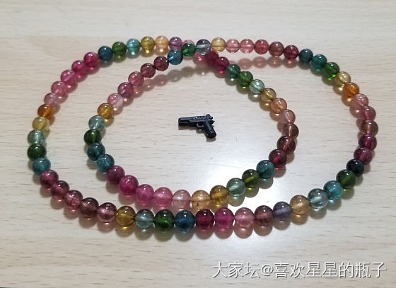第一个视频帖，水一水。_珠串碧玺