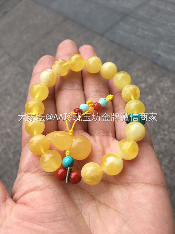 蜜蜡手串DIy_珠串琥珀蜜蜡