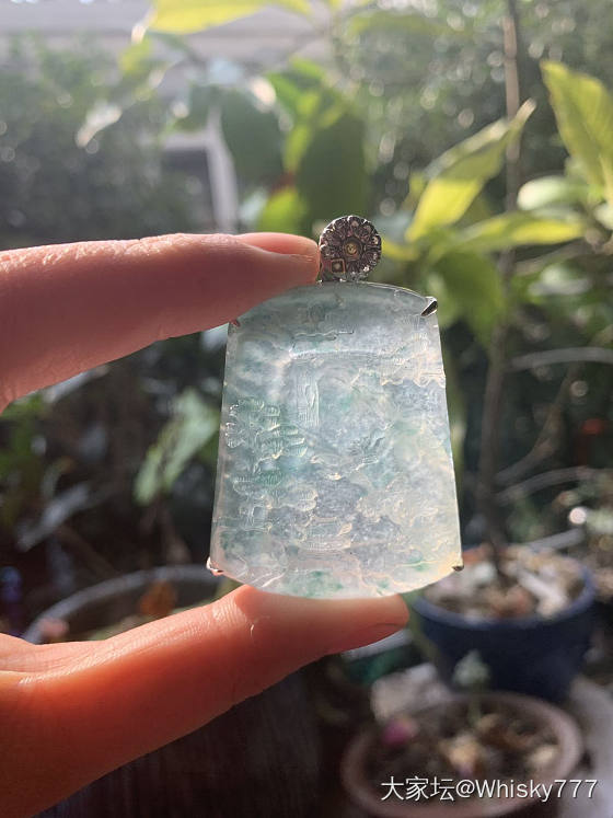 晒晒山水牌_翡翠