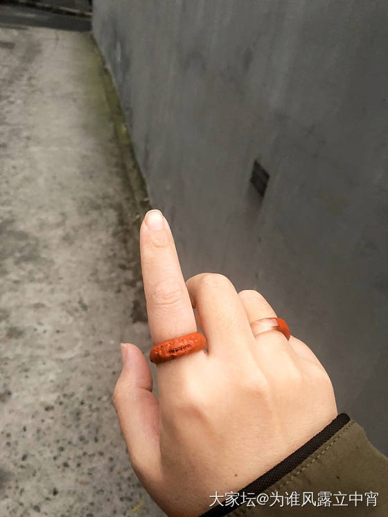 新年前最后一件到家了，红红火火好彩头_戒指南红玉髓玛瑙