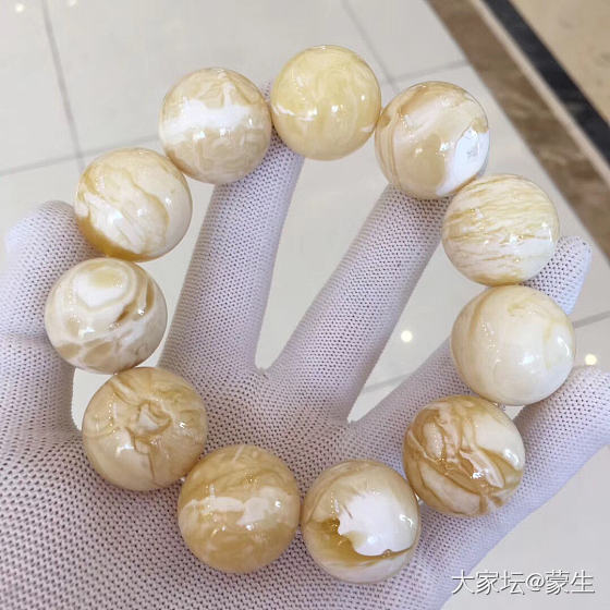 22+妖孽手串_琥珀蜜蜡