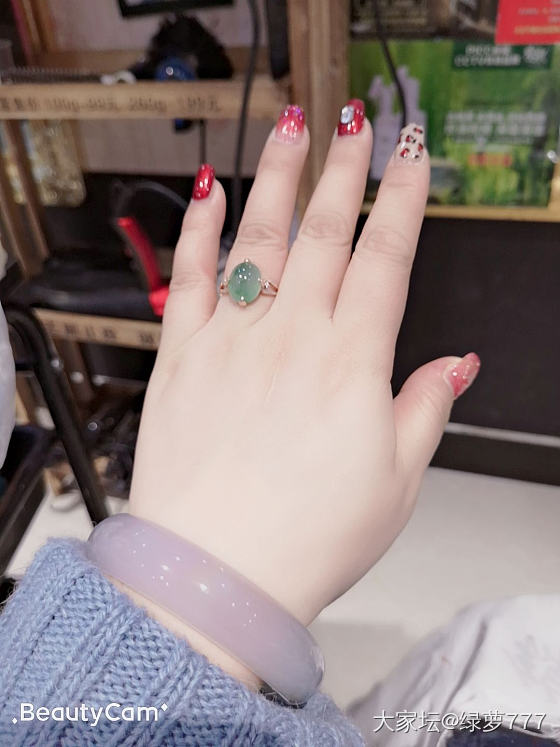 最后三张图是S级极光淡水裸珠。_珍珠
