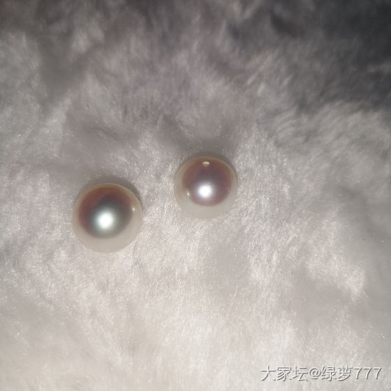 最后三张图是S级极光淡水裸珠。_珍珠