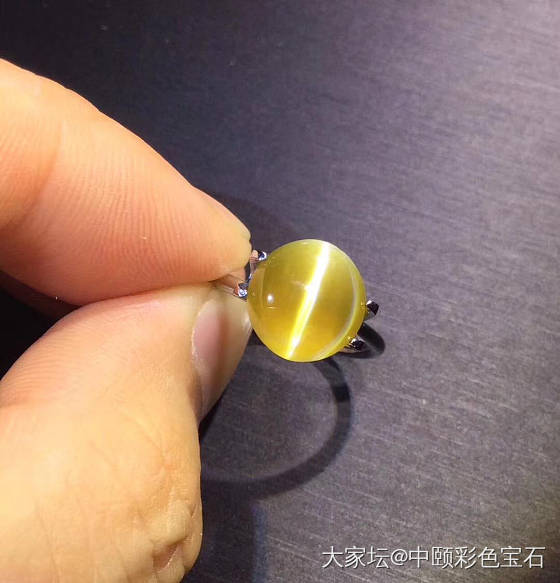 ##中颐天然斯里兰卡金绿猫眼##  6.93ct  GRS证书_猫眼金绿宝石名贵宝石