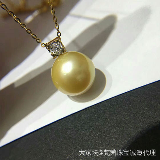 卡地亚钻石💎金珠吊坠_吊坠珍珠