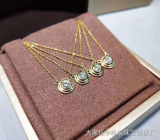 18k小清新虽然便宜，但经常可以换着戴😄_项链