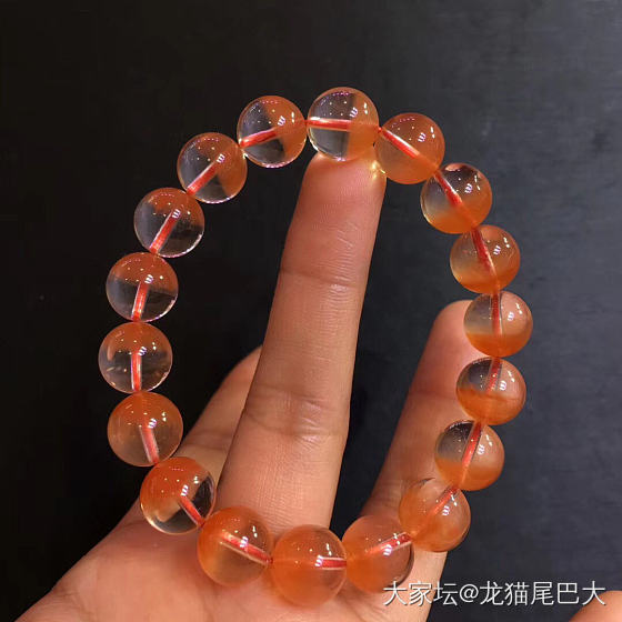 红兔毛_珠串兔毛晶