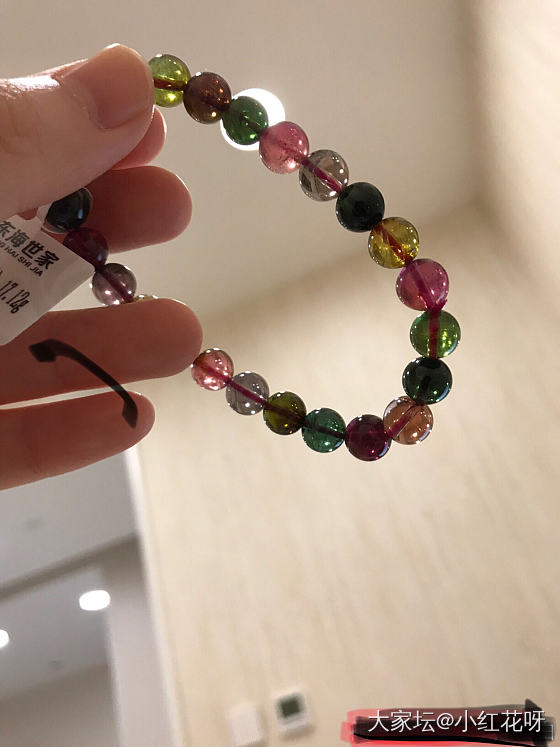 这碧玺好看吗？最近又迷上碧玺了_珠串碧玺