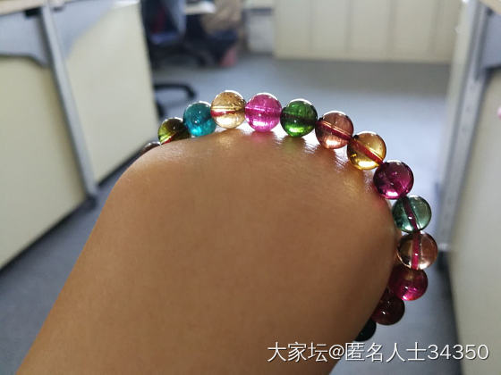 这碧玺好看吗？最近又迷上碧玺了_珠串碧玺