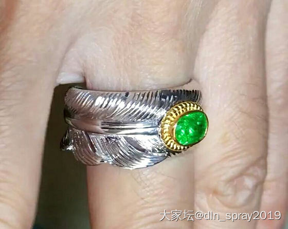秀一把沙弗来男戒，水个红包_戒指