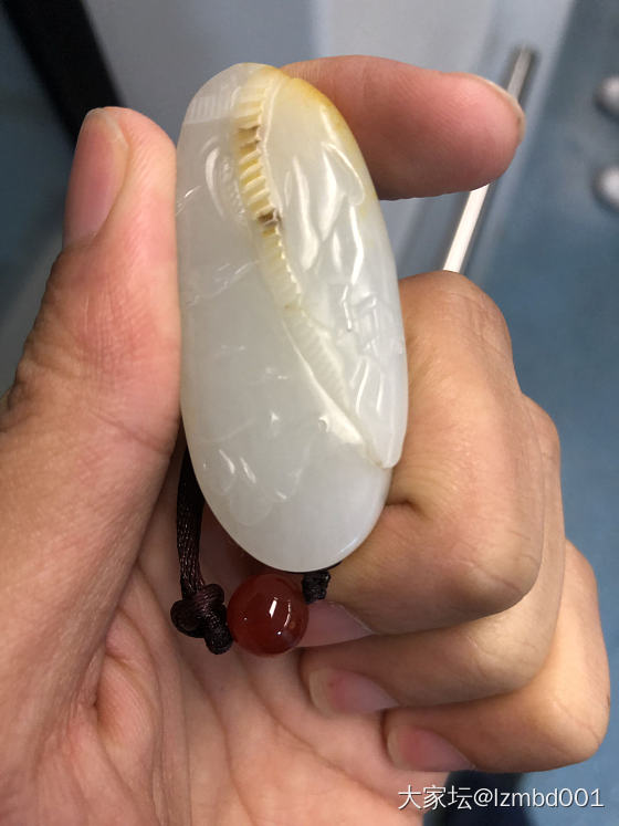 小白又来学习了，是籽料吗？_挂件和田玉