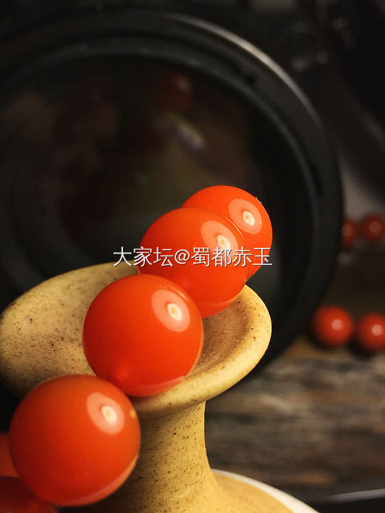 马上就到吃🍒的季节了😄_珠串南红