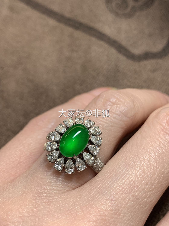 给受伤的胳膊加持一下_戒指翡翠