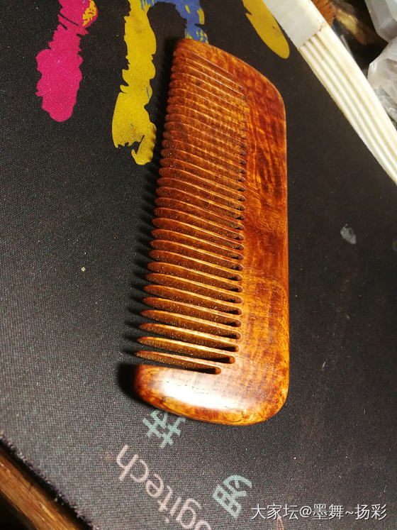新作一把木梳_梳子小叶紫檀