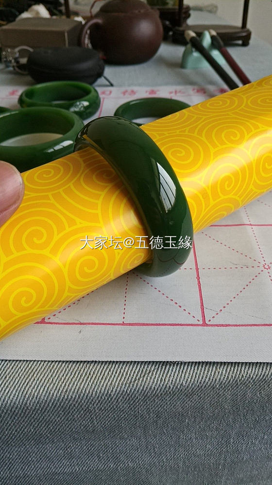 四大发明之手模_手镯和田玉