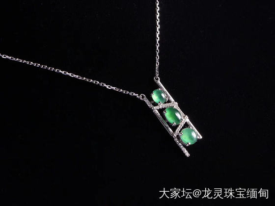 翡翠18k金镶嵌精品鉴赏_翡翠