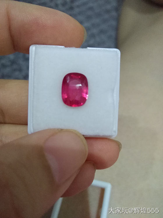 2.3克拉粉色尖晶，颜色可以的，只是净度一般，小千数_刻面宝石尖晶石