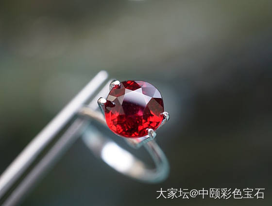 ##中颐天然未加热鸽血红红宝石## 4.04ct  GRS证书_刻面宝石红宝石名贵宝石