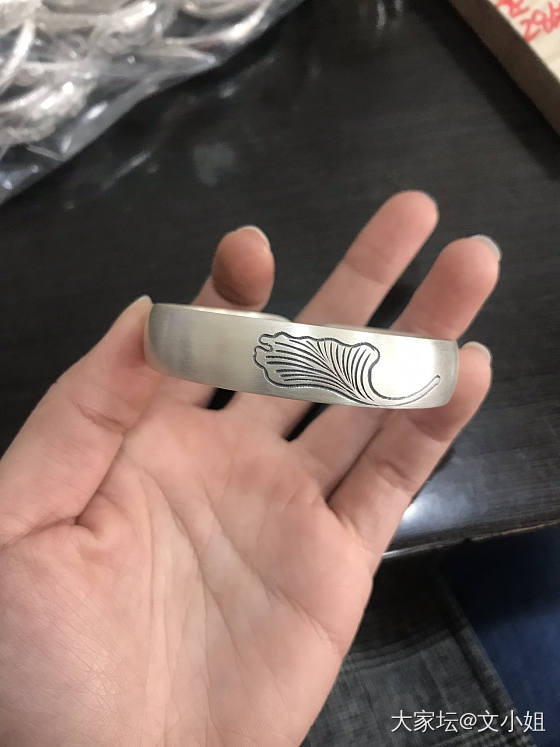 款式独特～纯手工定制，心动款银杏叶_手镯银