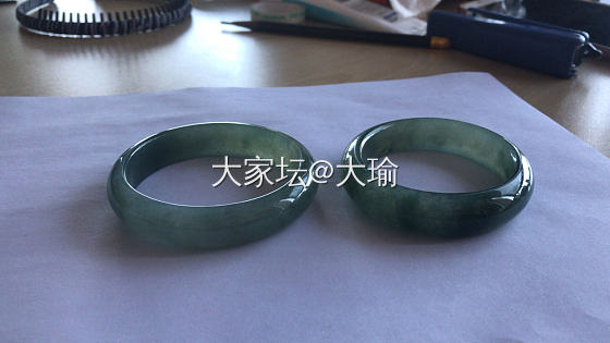 油青……_手镯翡翠
