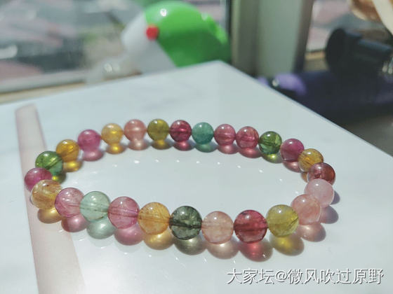 碧玺之美_珠串碧玺