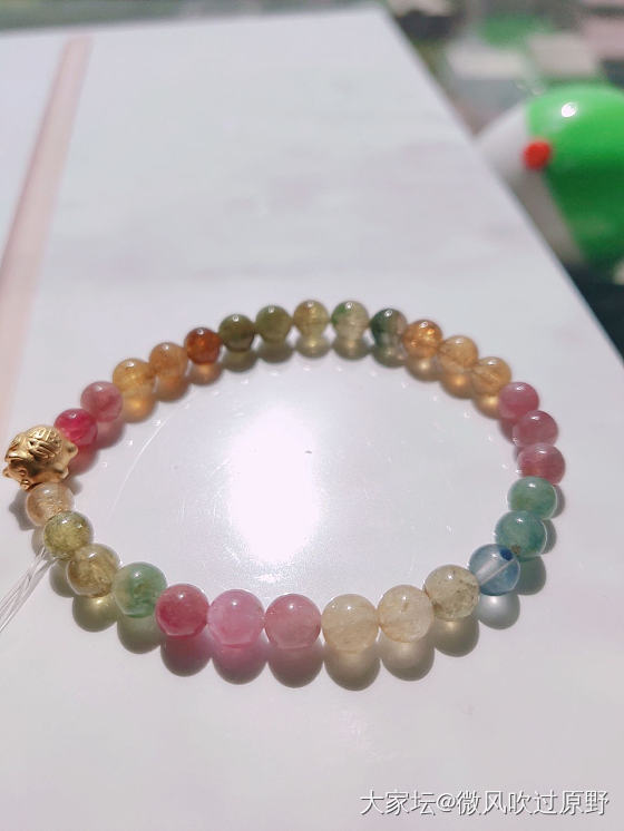 碧玺之美_珠串碧玺