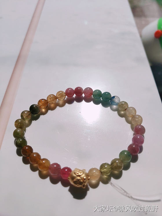 碧玺之美_珠串碧玺