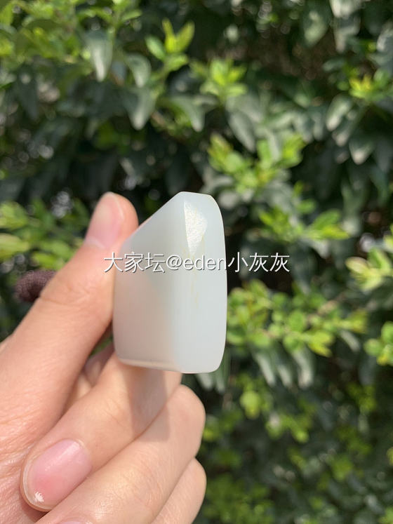 上手便不舍得放下呀_牌子和田玉