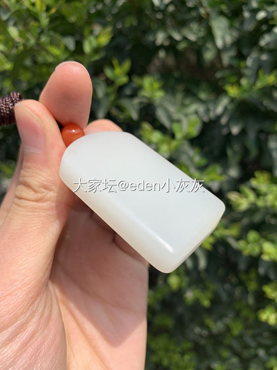 上手便不舍得放下呀_牌子和田玉