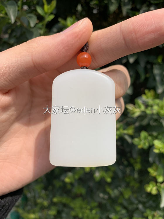 上手便不舍得放下呀_牌子和田玉