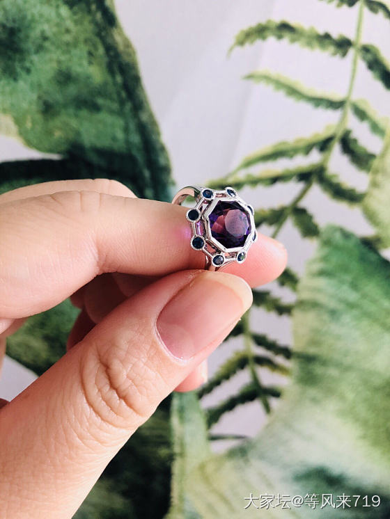 紫水晶🔮_戒指水晶