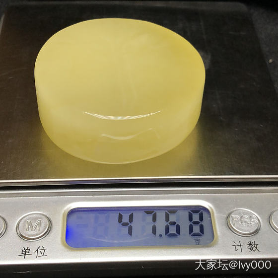 55.5圈口蜜蜡手镯！冰清玉洁一尘不染的清新款[色][色]全品完美无暇！无杂裂无..._琥珀蜜蜡