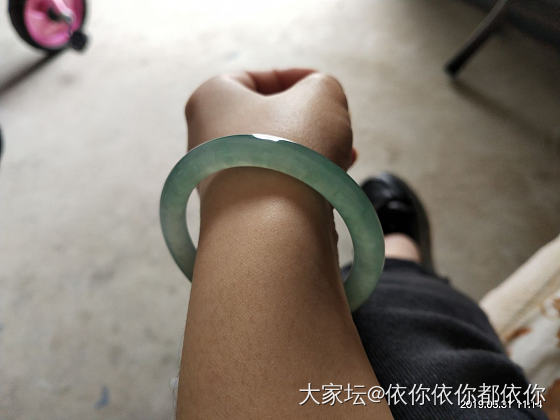 看看我家车内小仙女_手镯翡翠