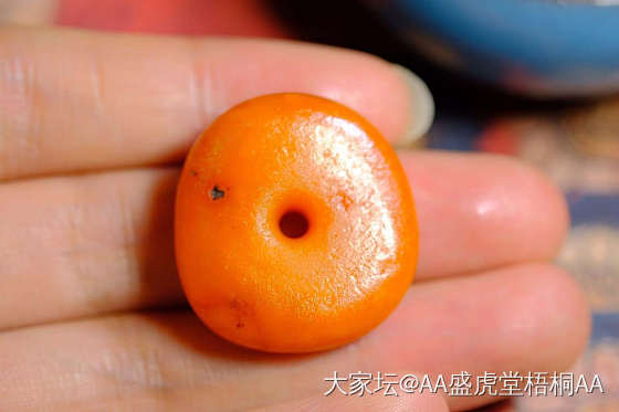 老蜜蜡饼子_挂件蜜蜡