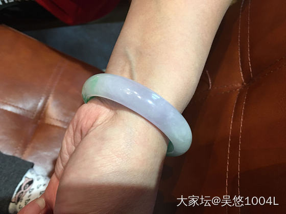 求鉴定...别人送的_手镯翡翠