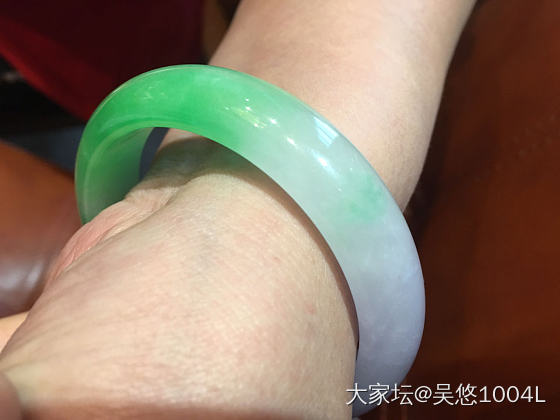 求鉴定...别人送的_手镯翡翠
