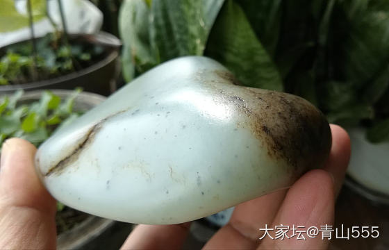 可以做摆件的和田玉籽料_原石和田玉