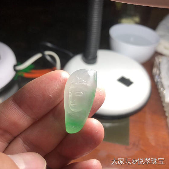 买了个小石头_挂件翡翠