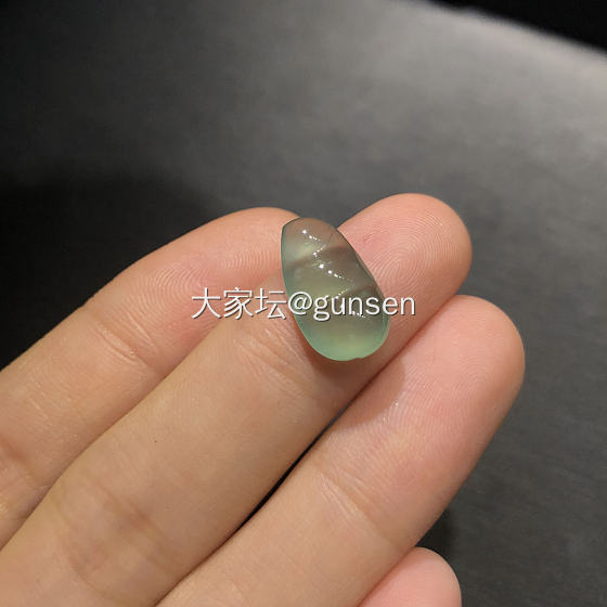 小模糊豆_挂件翡翠