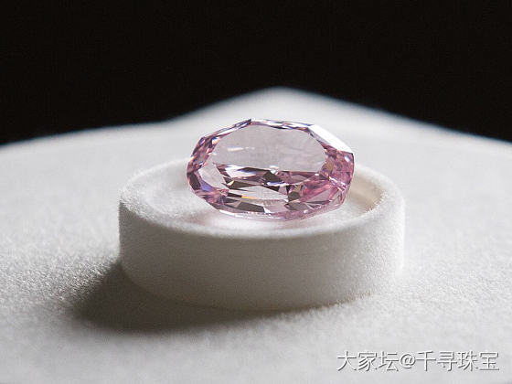 Alrosa 展出俄罗斯出产最大粉钻，14.83ct_彩钻千寻珠宝