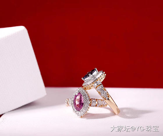彩宝妈眼戒💍_戒指彩色宝石