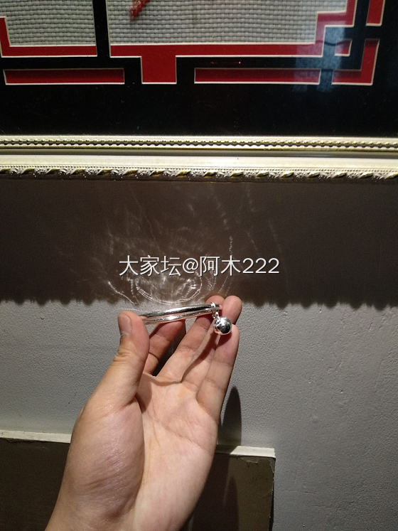足银9999甜甜圈镯_手镯金工