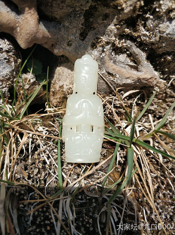 这种造型的观音挺好看。_挂件和田玉