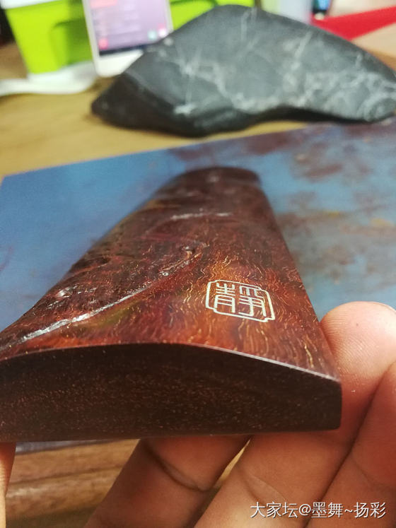新作小叶紫檀镇纸，古梅_镇纸小叶紫檀