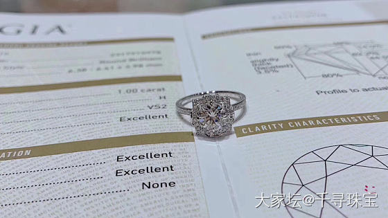 🔹 爱情该有的样子💗
      小哥哥求婚的一克拉💍GIA_戒指钻石千寻珠宝
