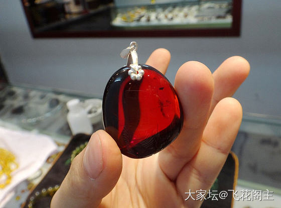 缅甸血·抚顺血_珠串血珀琥珀蜜蜡