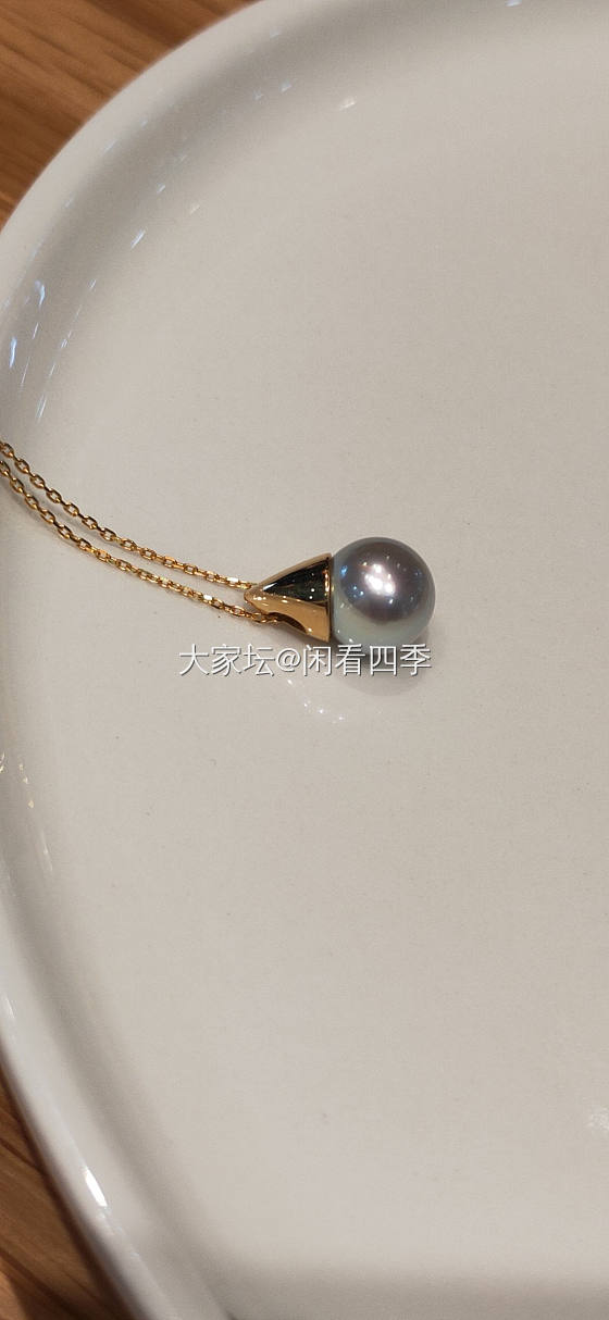 秀下极光珍珠吊坠_珍珠吊坠